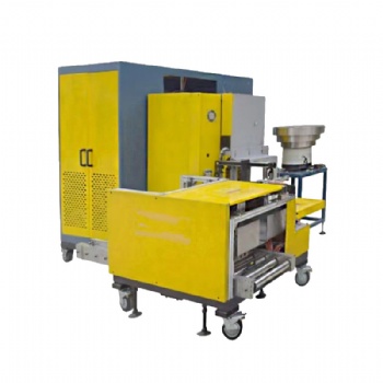 Full automatic mushroom bagging capping Basketing machine